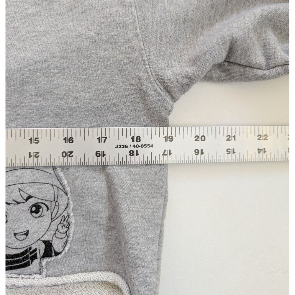 BTS Official Sweatshirt Modified Tiny Tan Cropped Sweatshirt Size M - Picture 10 of 13